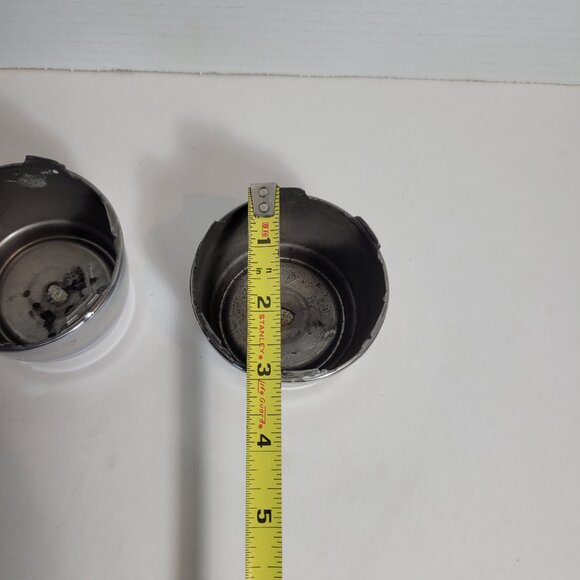 Lincoln Mark VII LSC 1988-1992 OEM Wheel Center Caps Chrome (Set of 2) - Picture 8 of 8